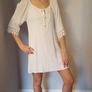 Boho day dress or swim cover up